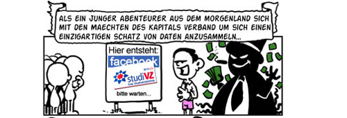StudiVZ-Comic von Johannes Kretzschmar
